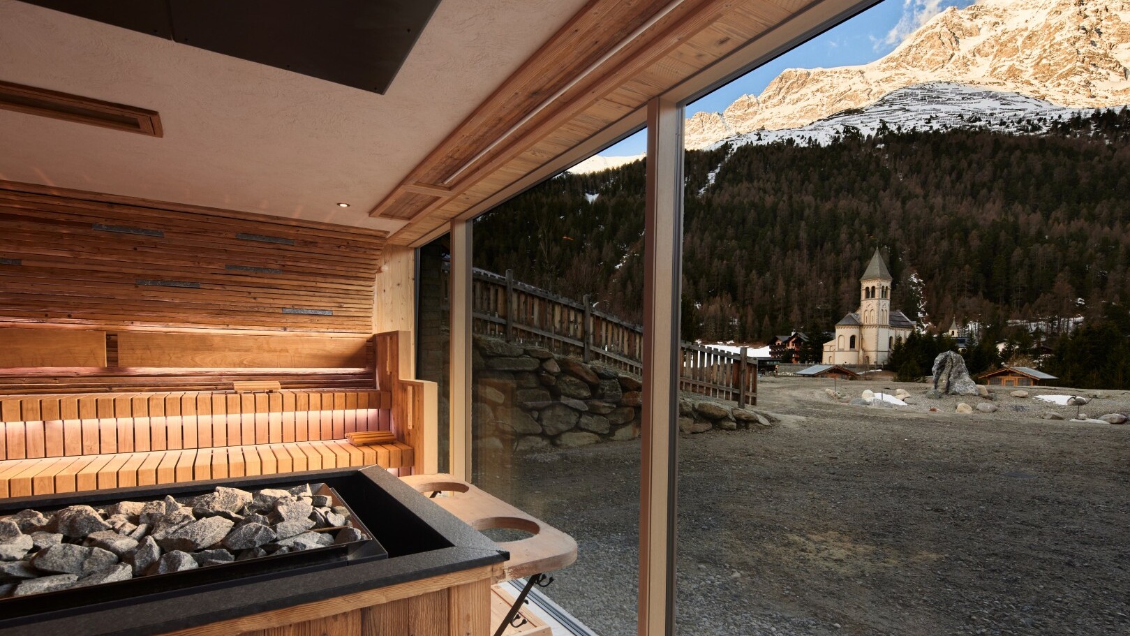 Sauna mit Aussicht &mdash; Foto: Michael Huber