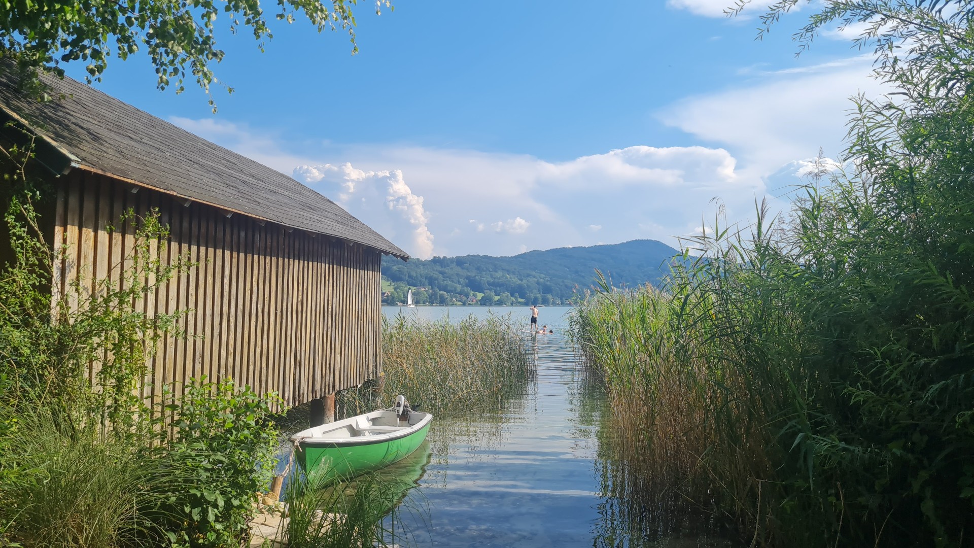 Der Mattsee, den sich das SalzburgerLand mit dem Innviertel teilt — Foto: Christiane Reitshammer