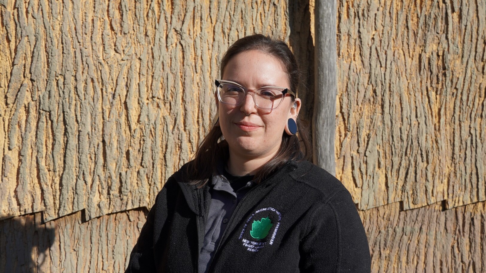 Kristin Asche, Guide Ganondagan Native American Site — Foto: Christiane Reitshammer