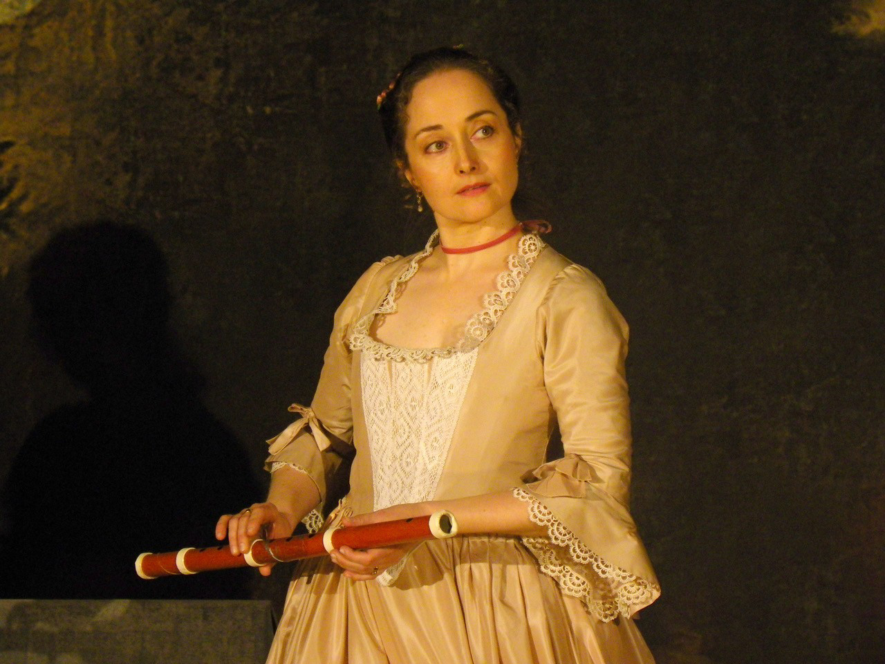 Barocker Tanz mit Tanzlehrerin Margit Legler   &mdash; Foto: Reinhold Kubik