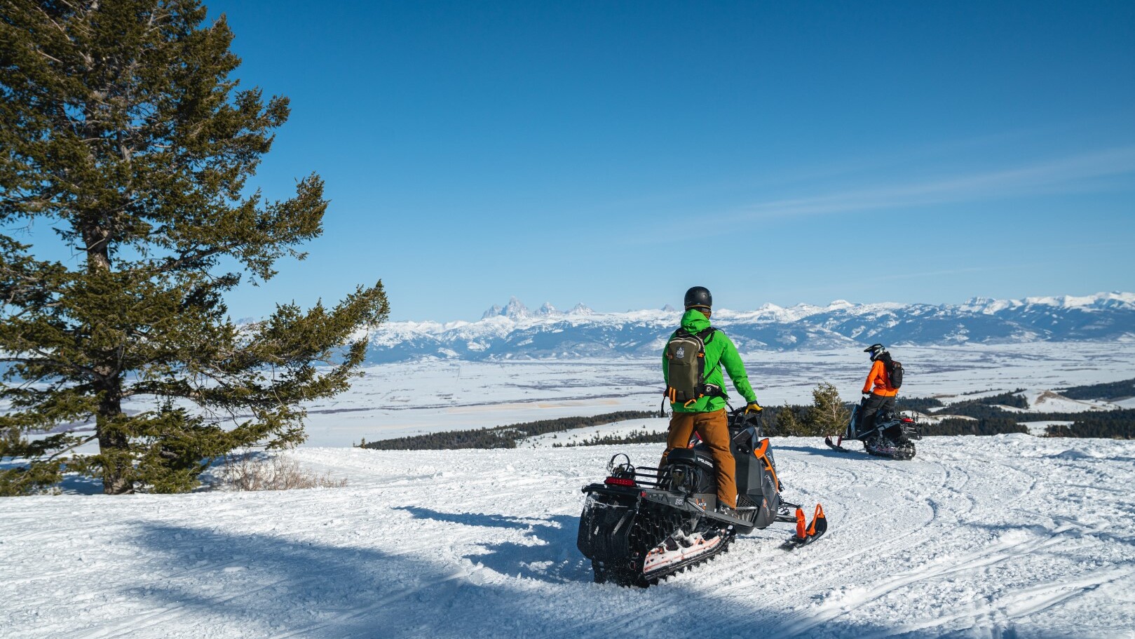 Snowmobile in Idaho — Foto: Visit Idaho