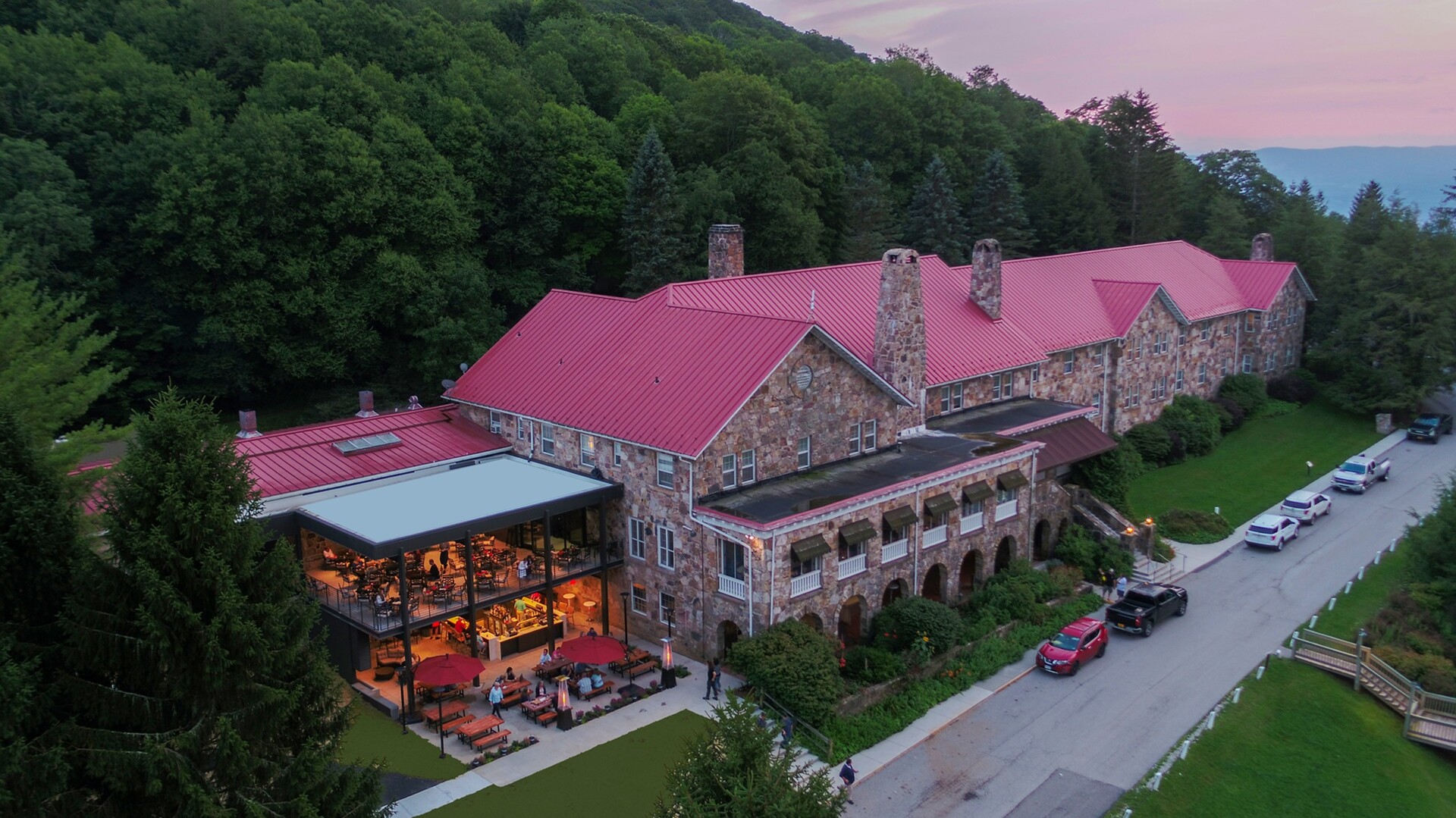 Mountain Lake Lodge in Virginia — Foto: VTC