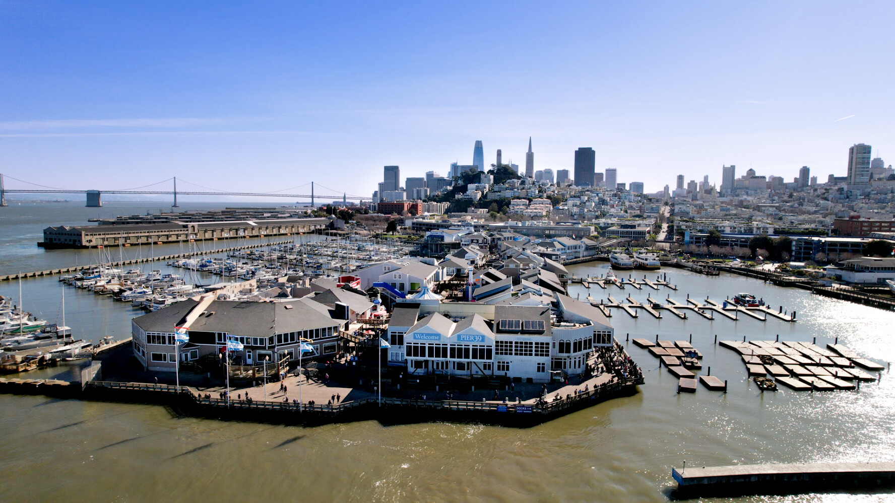 Pier 39, Fishermans Wharf in San Francisco — Foto: San Francisco Travel Association