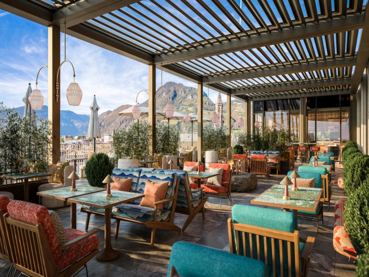 Terrasse im 6. Stock — Foto/Rendering: Falkensteiner