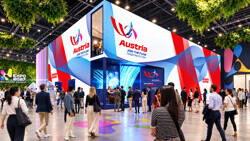 Außenansicht des Österreich-Pavillons — Foto: Expo Austria