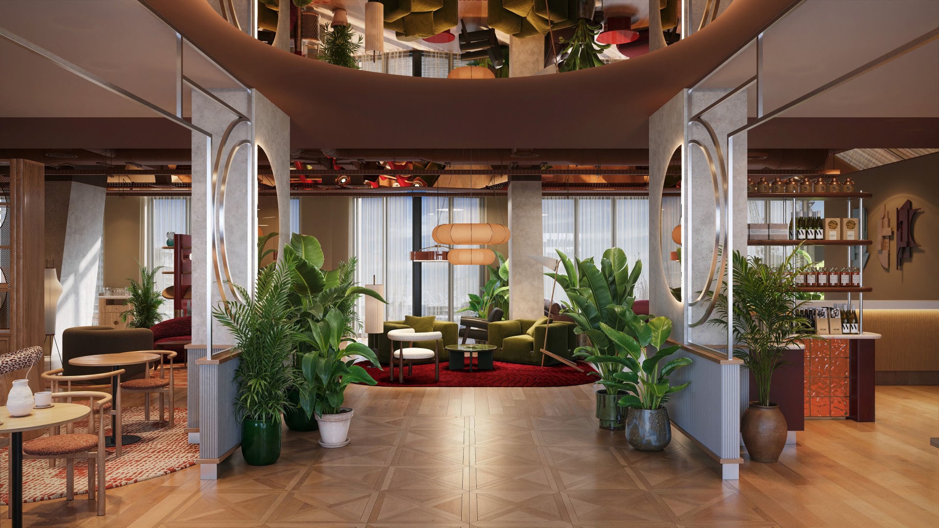 Locke Canary Wharf, Reception — Foto: Locke Hotels