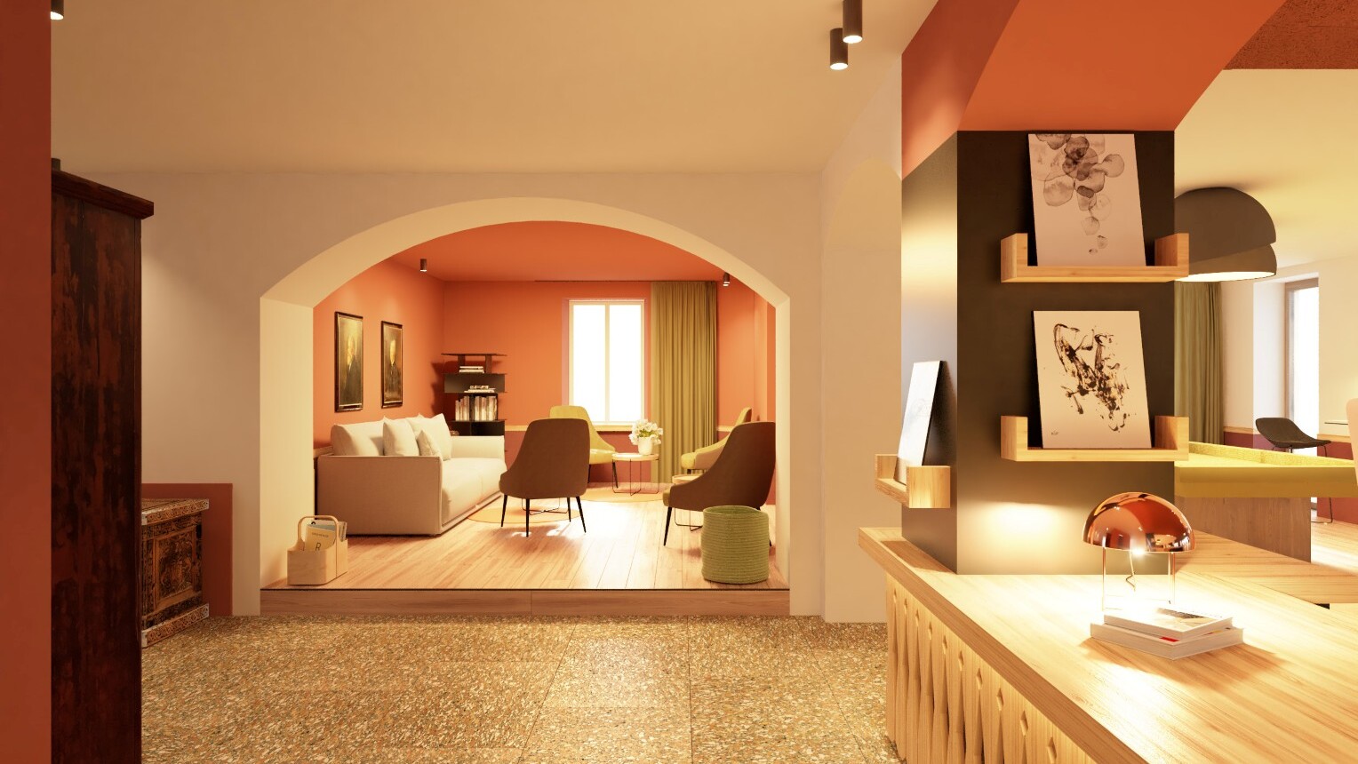 Rezeption Bella Posta   &mdash; Foto: studio raro