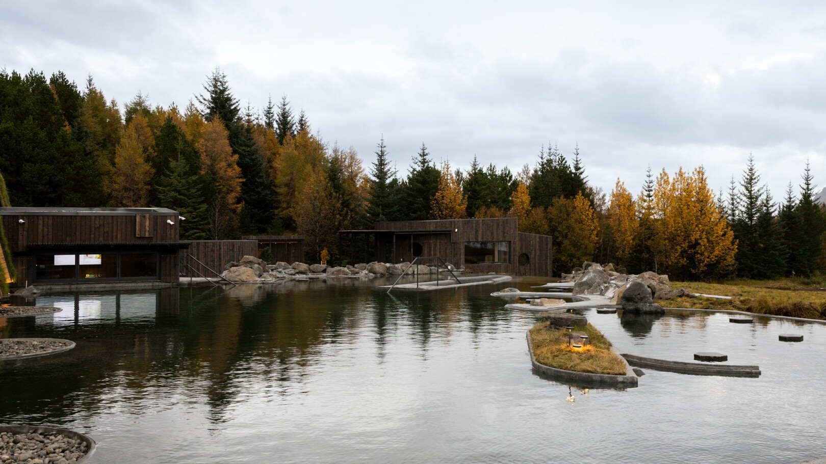 Upper lagoon   — Foto: Laugarás Lagoon