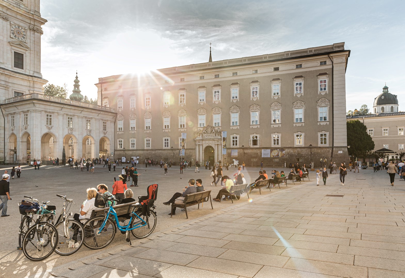 Salzburger Residenzplatz, DomQuartier — Foto: DomQuartier / Salzburger Land Tourismus