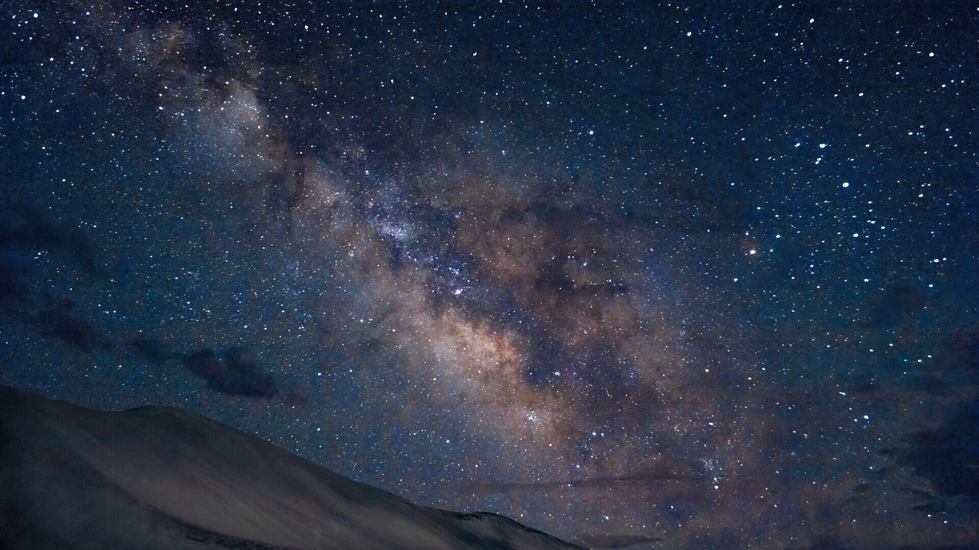 Die Milchstraße über dem Great Sand Dunes Nationalpark, Colorado — Foto: National Park Service