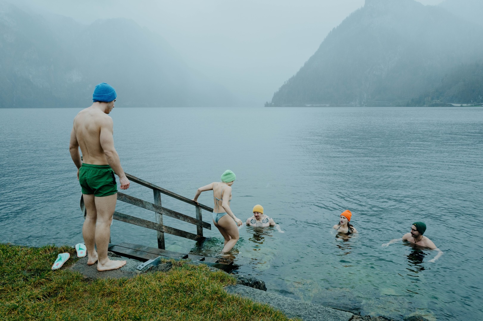 Eisbaden am Traunsee — Foto: Gröller Hospitality / Julia Nimke