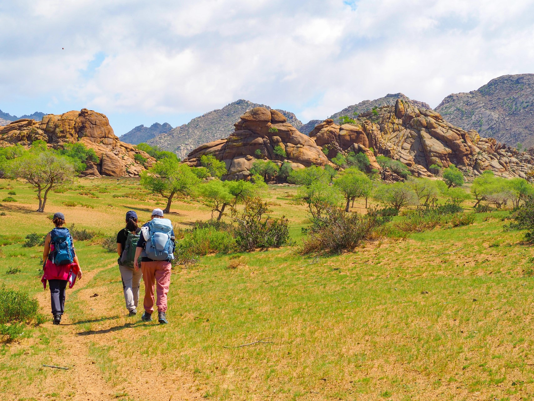 In der Mongolei — Foto: Weltweitwandern
