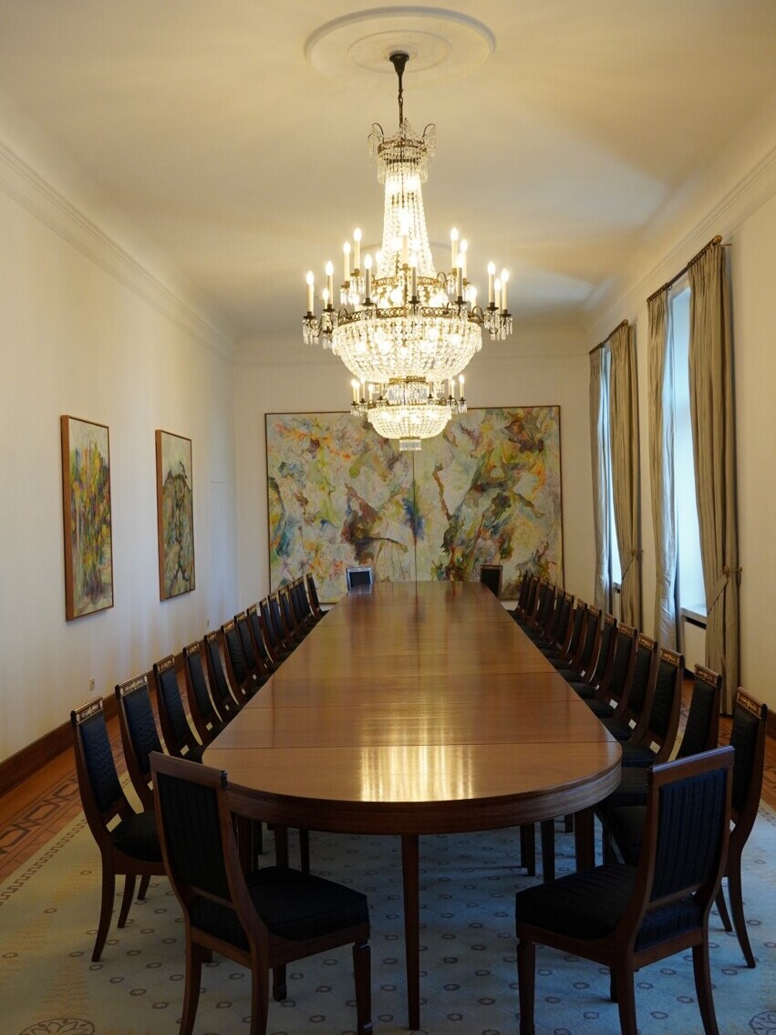 Stilvolles Interieur in der Villa Hammerschmidt — Foto: Christiane Reitshammer