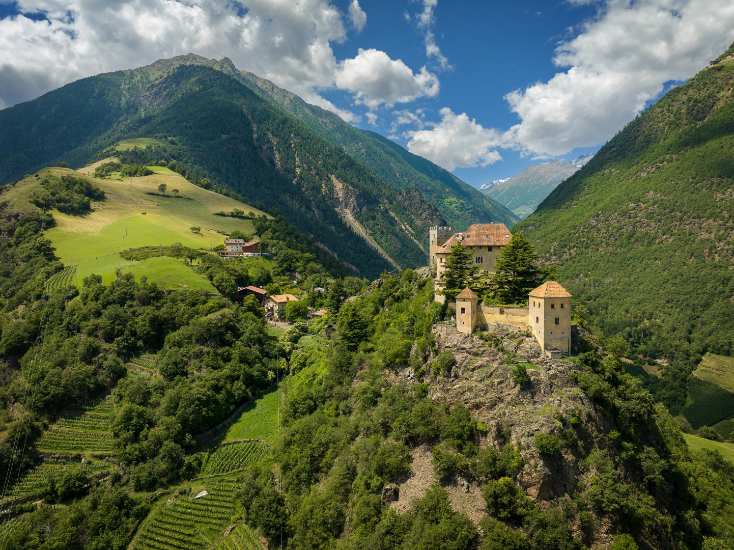 Schloss Juval, Museum und Sommerresidenz von Reinhold Messner — Foto: Uwe Beer