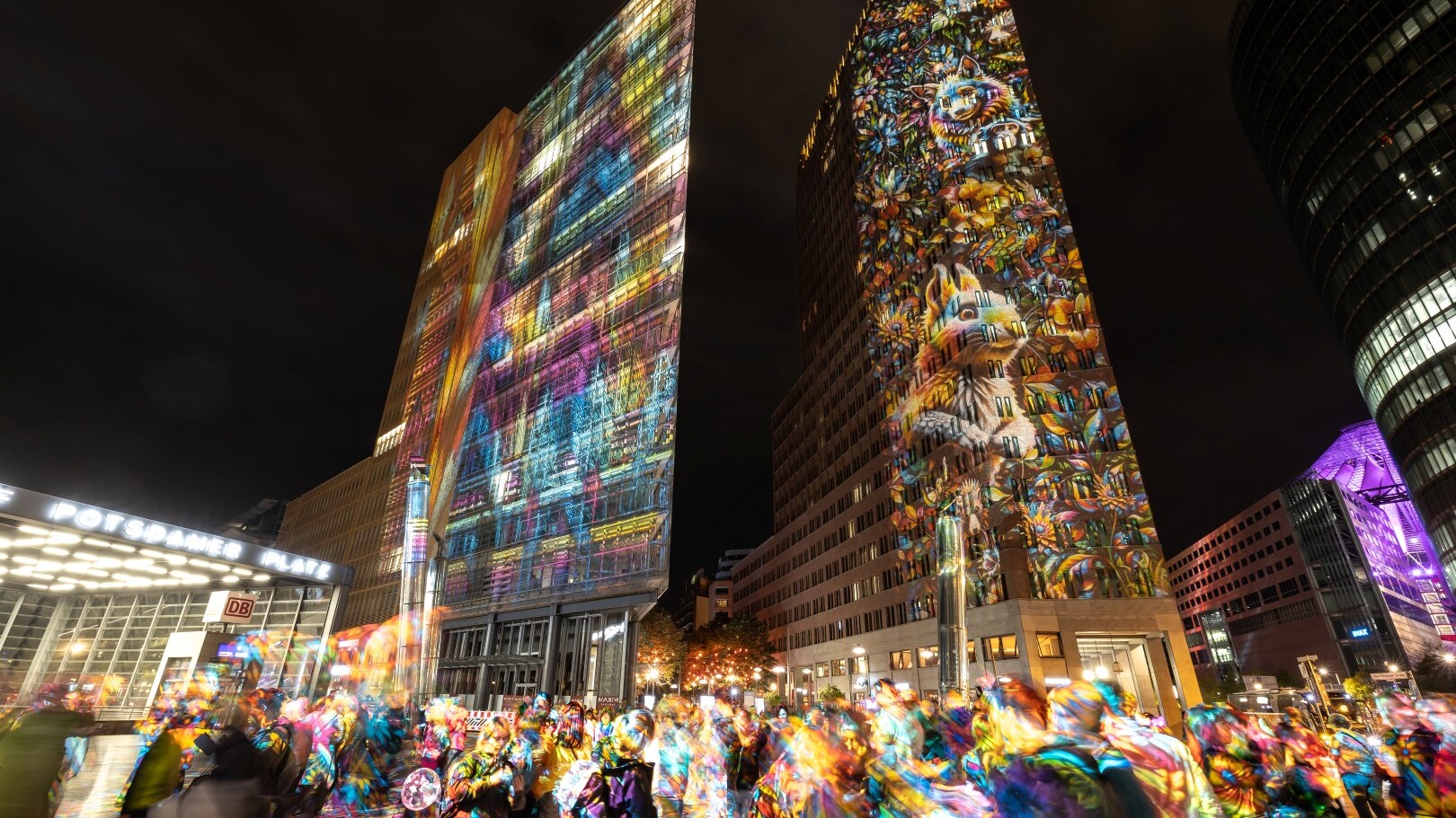 Festival of Lights (2023), Potsdamer Platz  &mdash; Foto: visitBerlin / Zander und Partner 