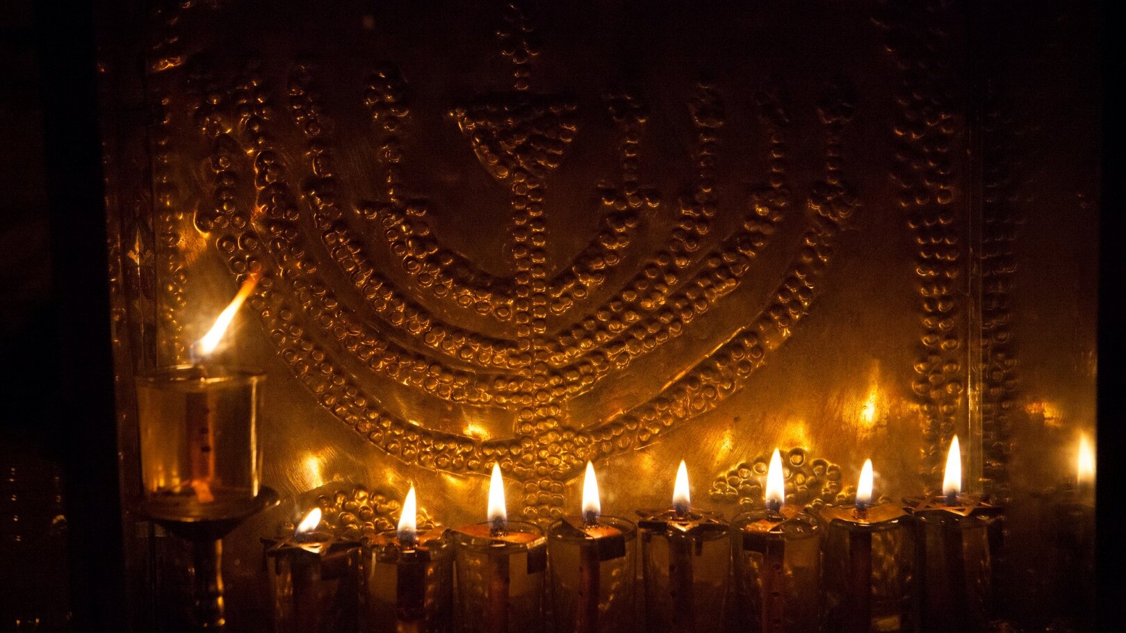 Hanukkah Menora, zentrales Symbol des Judentums — Foto: Dana Friedlander / Israel Ministry of Tourism