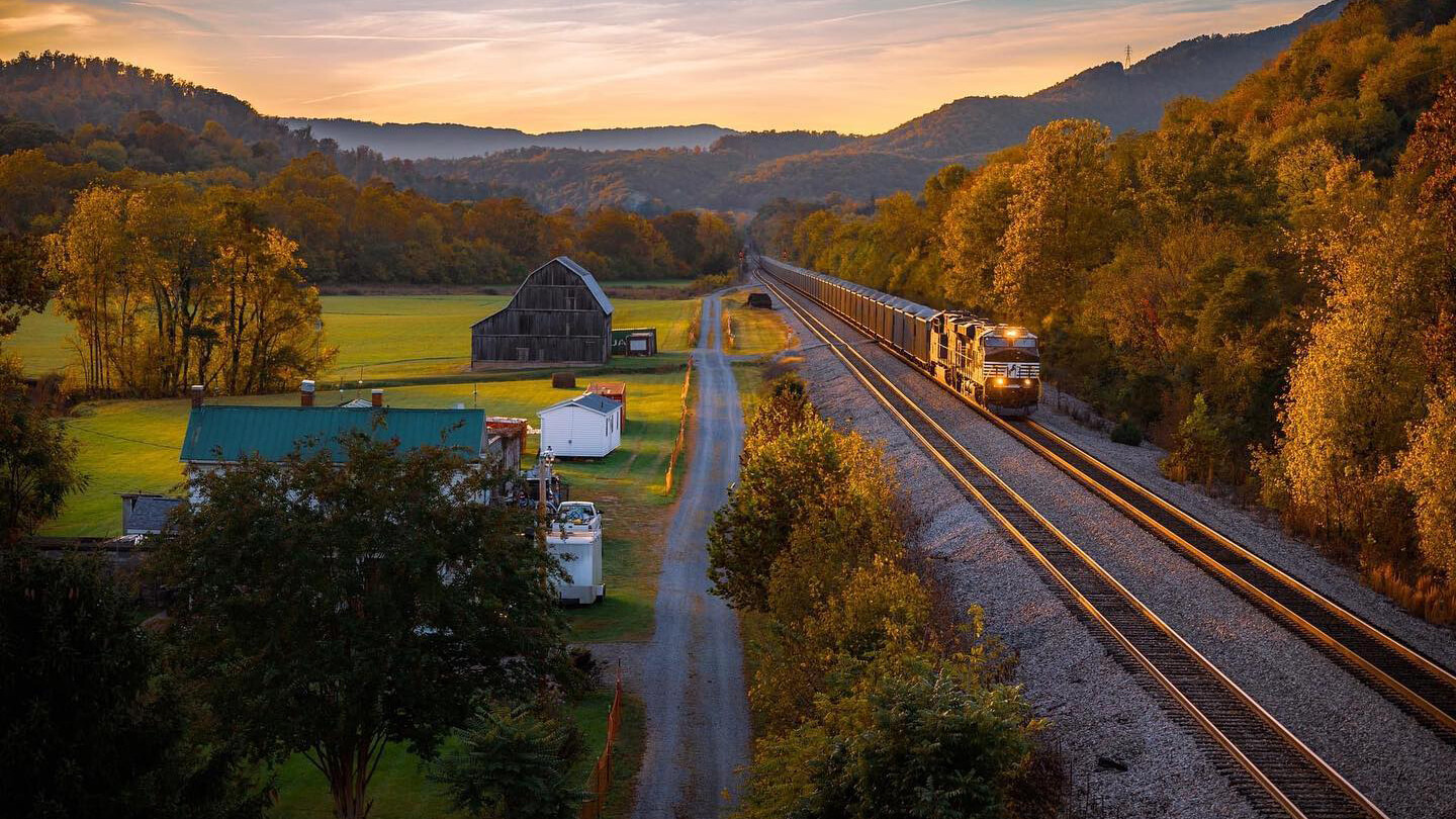 Virginia Scenic Railway — Foto: Virginia Tourism Corporation