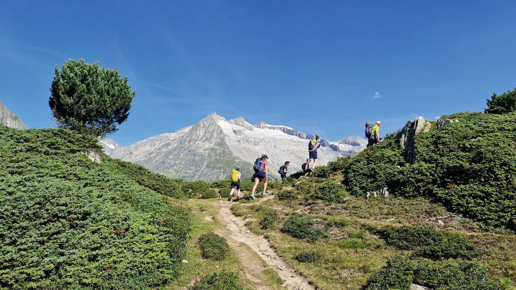 Mehr als 1.000 Höhenmeter bergauf führt die Tagesetappe — Foto: Elo Resch-Pilcik