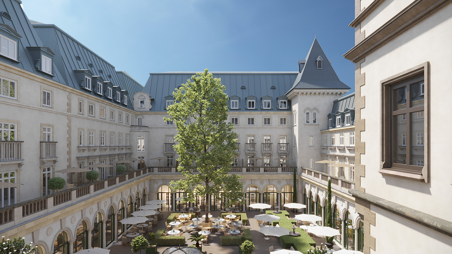 The Florentin, The Garden Courtyard — Foto: CONREN Land AG