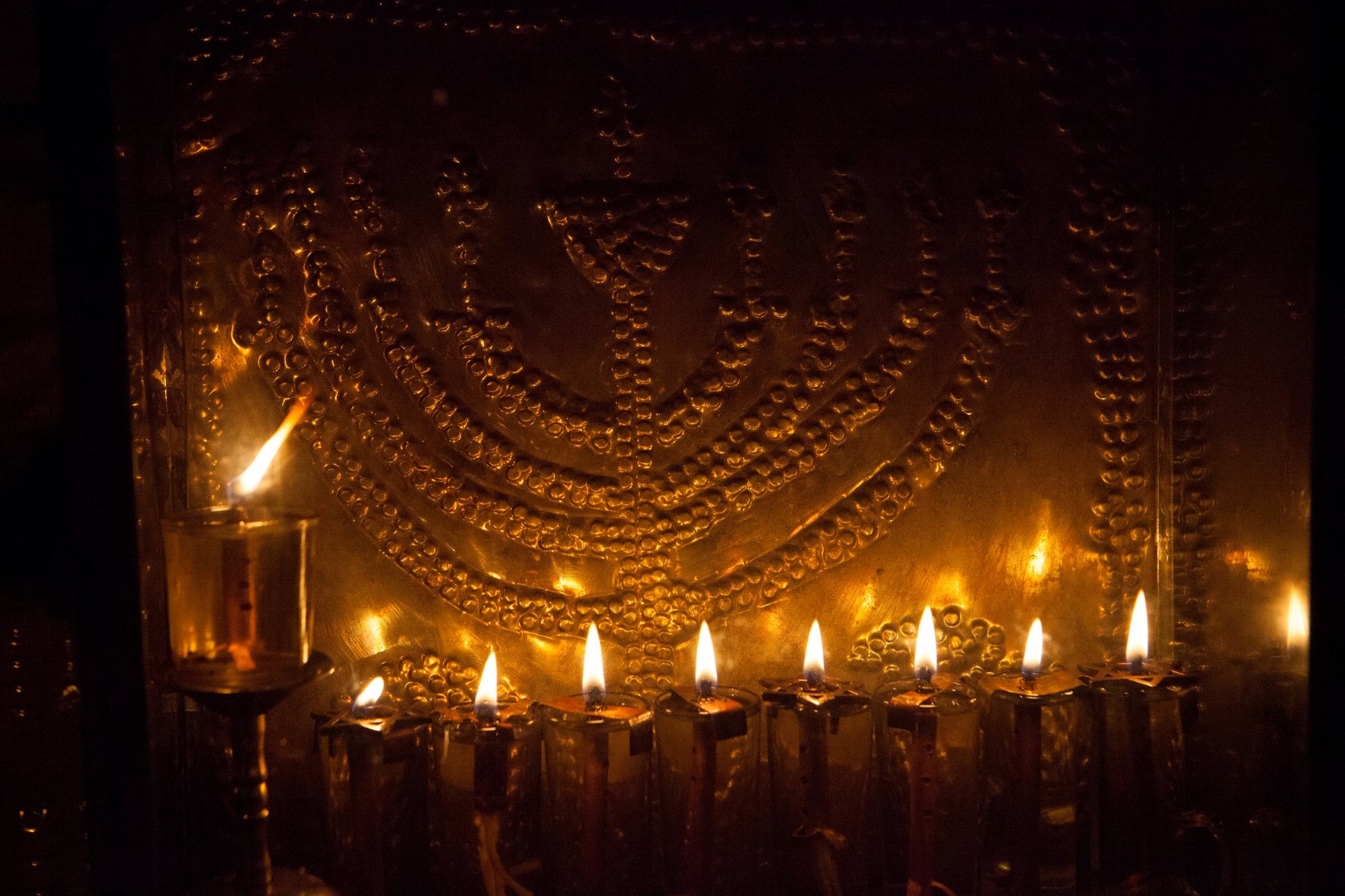 Hanukkah Menora, zentrales Symbol des Judentums — Foto: Dana Friedlander / Israel Ministry of Tourism