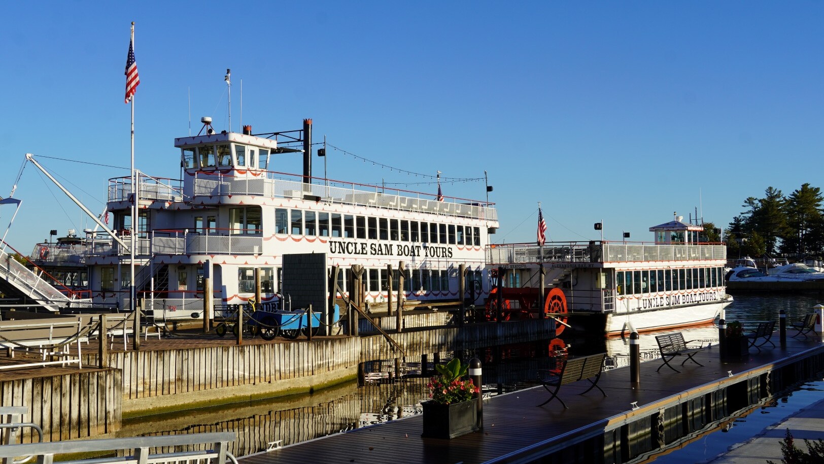 Alexandria Bay, Uncle Sam Boat Tours — Foto: Christiane Reitshammer