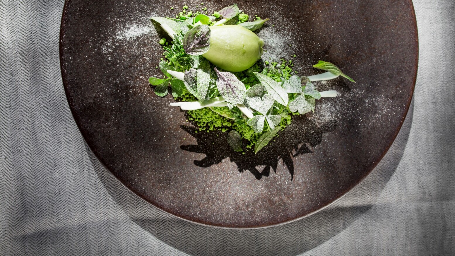 Grünes Dessert — Foto: Andreas Balon