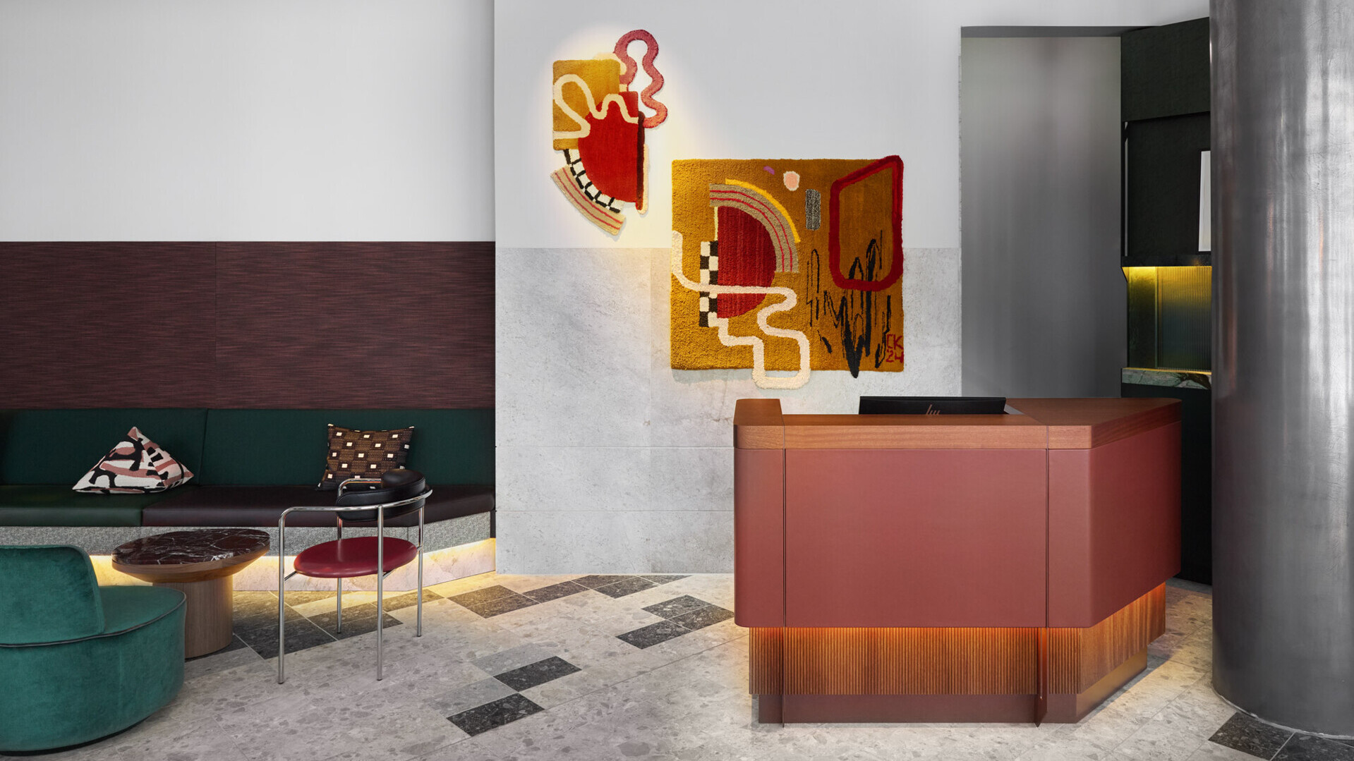 Kimpton Main Frankfurt, Empfang — Foto: Konstantin Volkmar / Kimpton Main Frankfurt