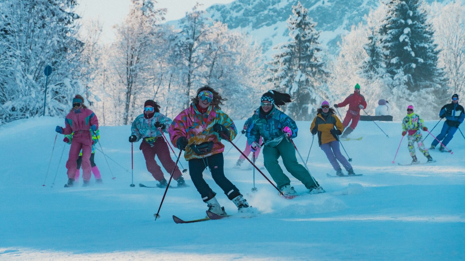 Günstiger Skipass beim Retro-Skifahren  — Foto: klubarbeit.net

 
