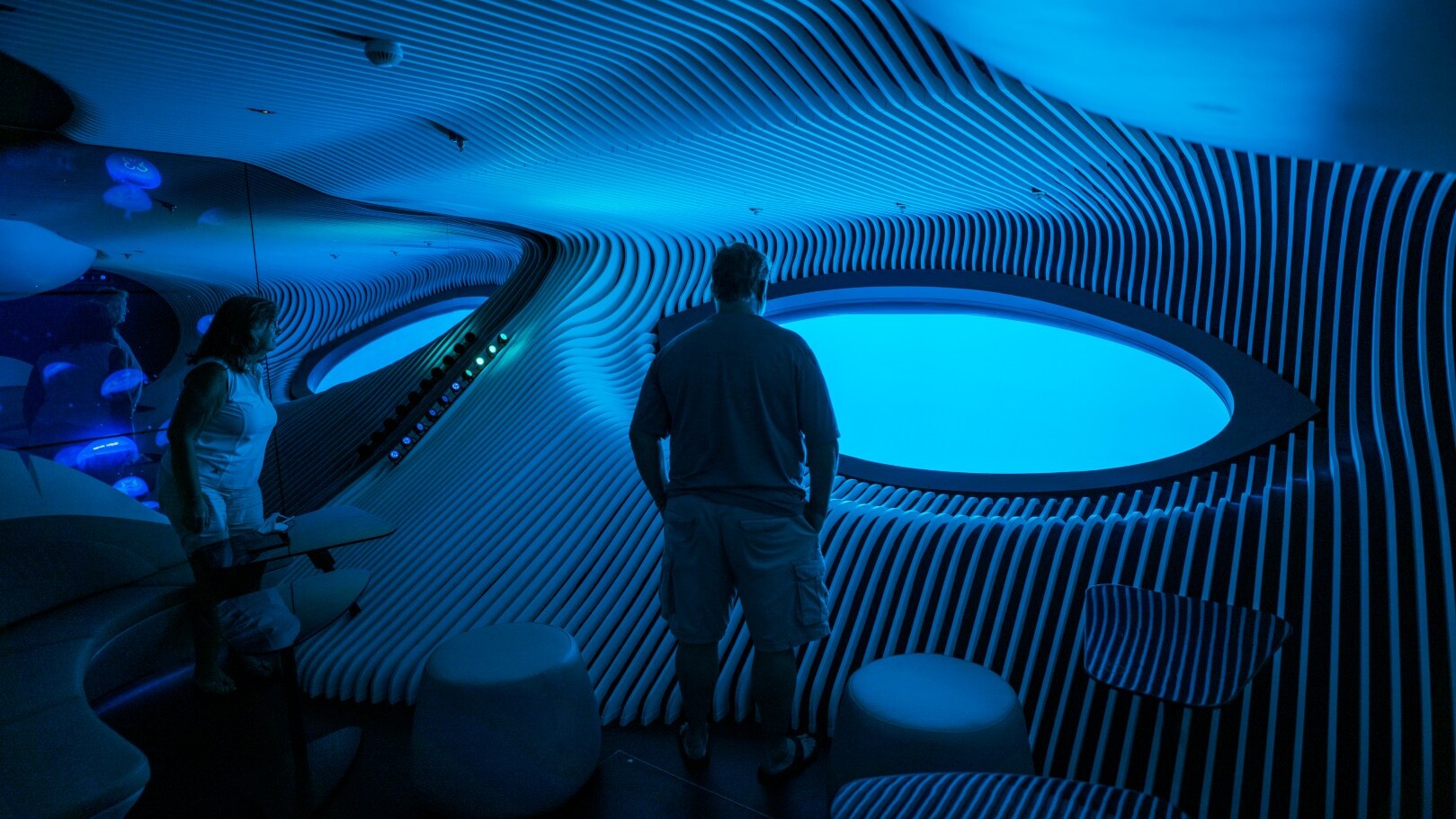 Unterwasserlounge Blue Eye — Foto: Ponant / Vutheara Kham