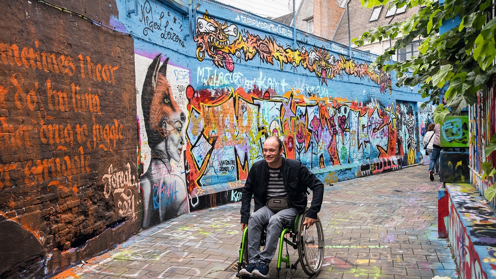Street-Art-Szene in Gent und barrierefreie Routen — Foto: Visit Flanders