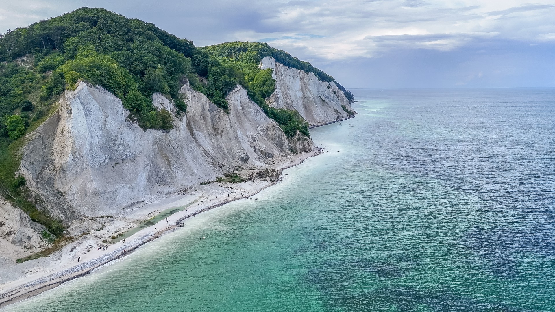 Kreidefelsen Møns Klint in Dänemark — Foto: Alexandre Bauer