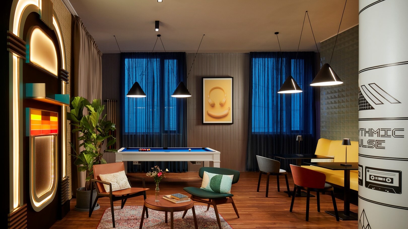 Avani Frankfurt City Hotel, Lounge The Pantry Play Area  — Foto: Avani Hotels und Resorts  
