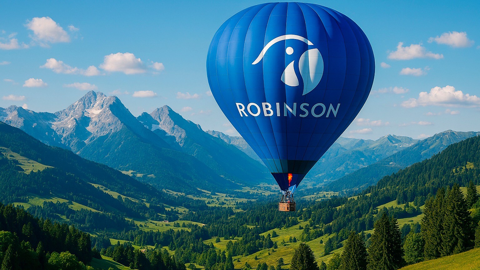 Robinson Heißluftballon &mdash; Foto: Robinson / KI generiertes Beispielbild  
