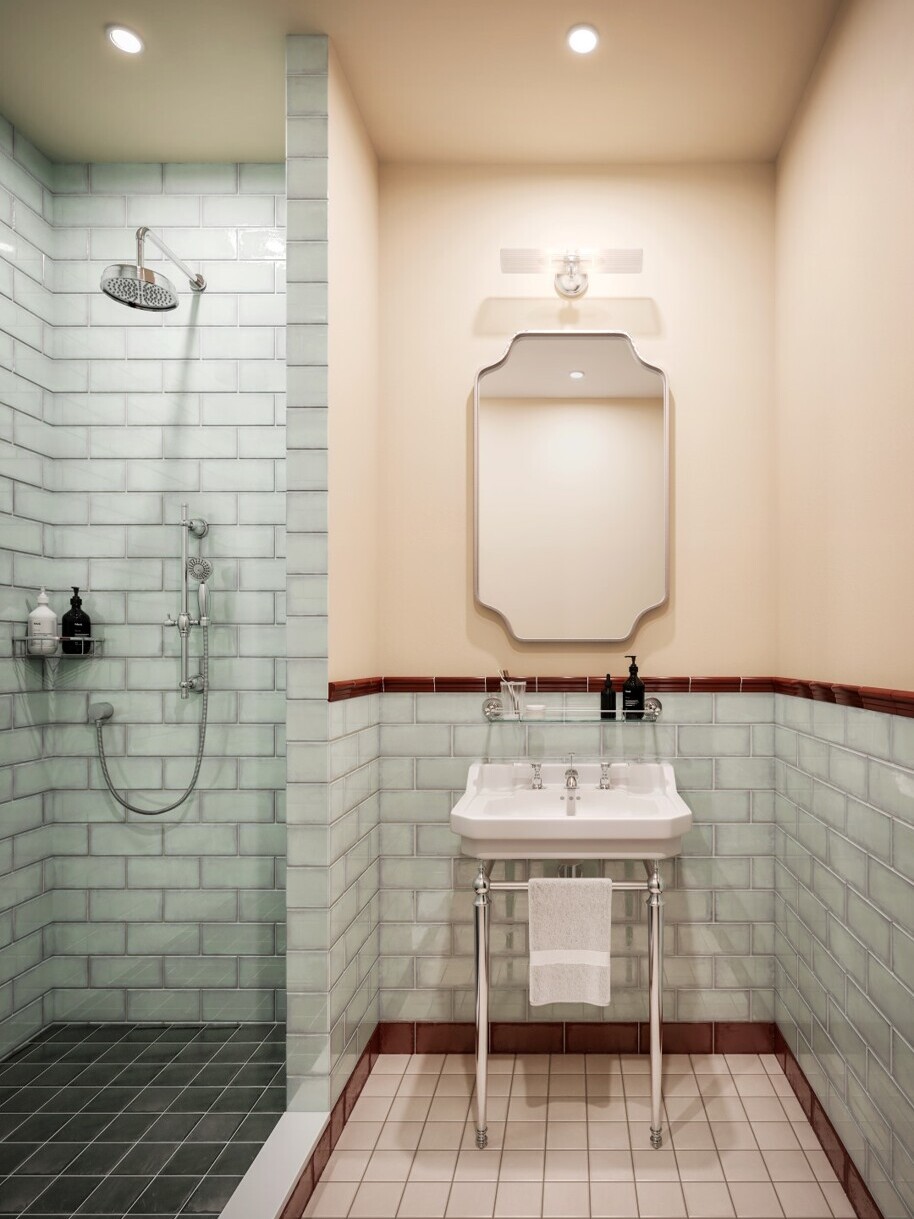 The Hoxton, Dublin, Badezimmer — Foto: The Hoxton