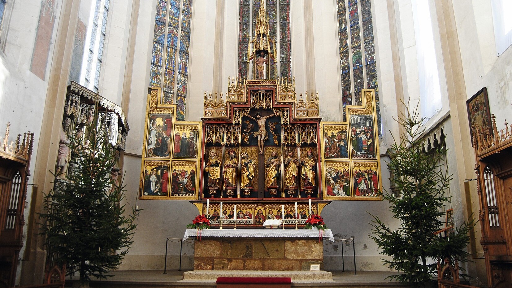 12-Boten-Altar in der St. Jakobskirche, Rothenburg ob der Tauber — Foto: Alizada Studios/shutterstock.com