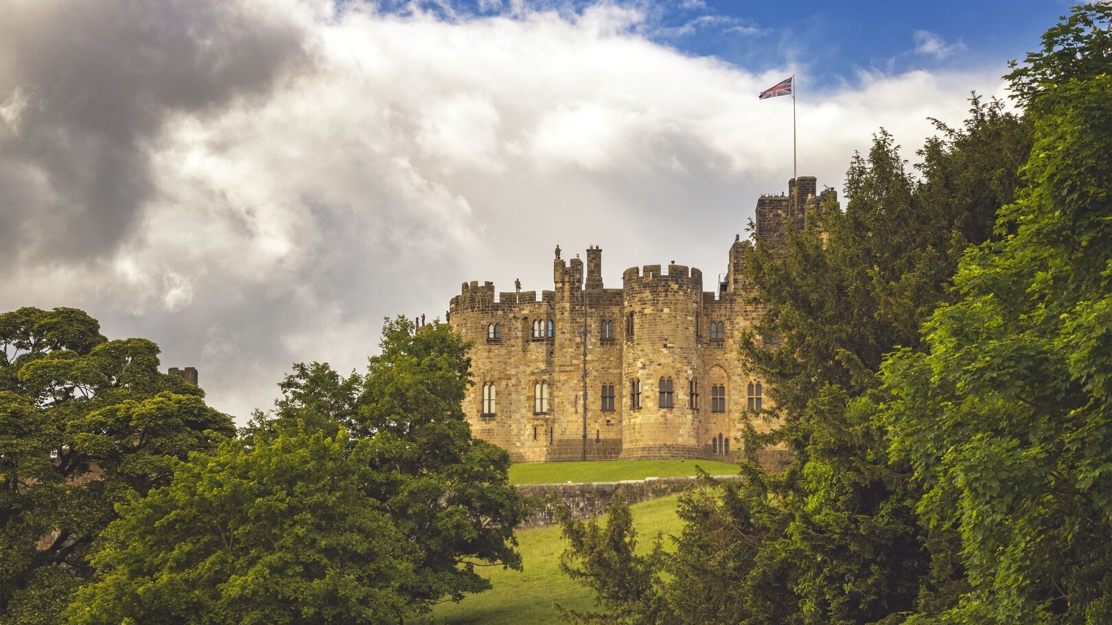 Alnwick, Northumberland, England — Foto: Alnwick Castle