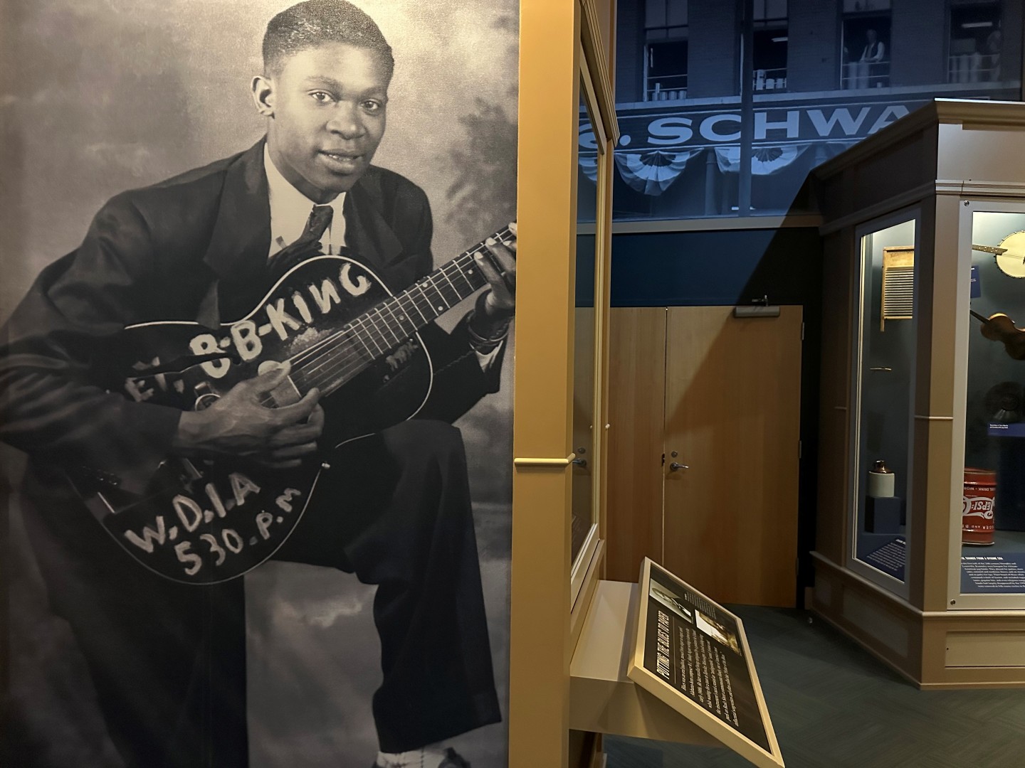 B.B. King im B.B. King Museum & Delta Interpretive Center — Foto: Visit Mississippi