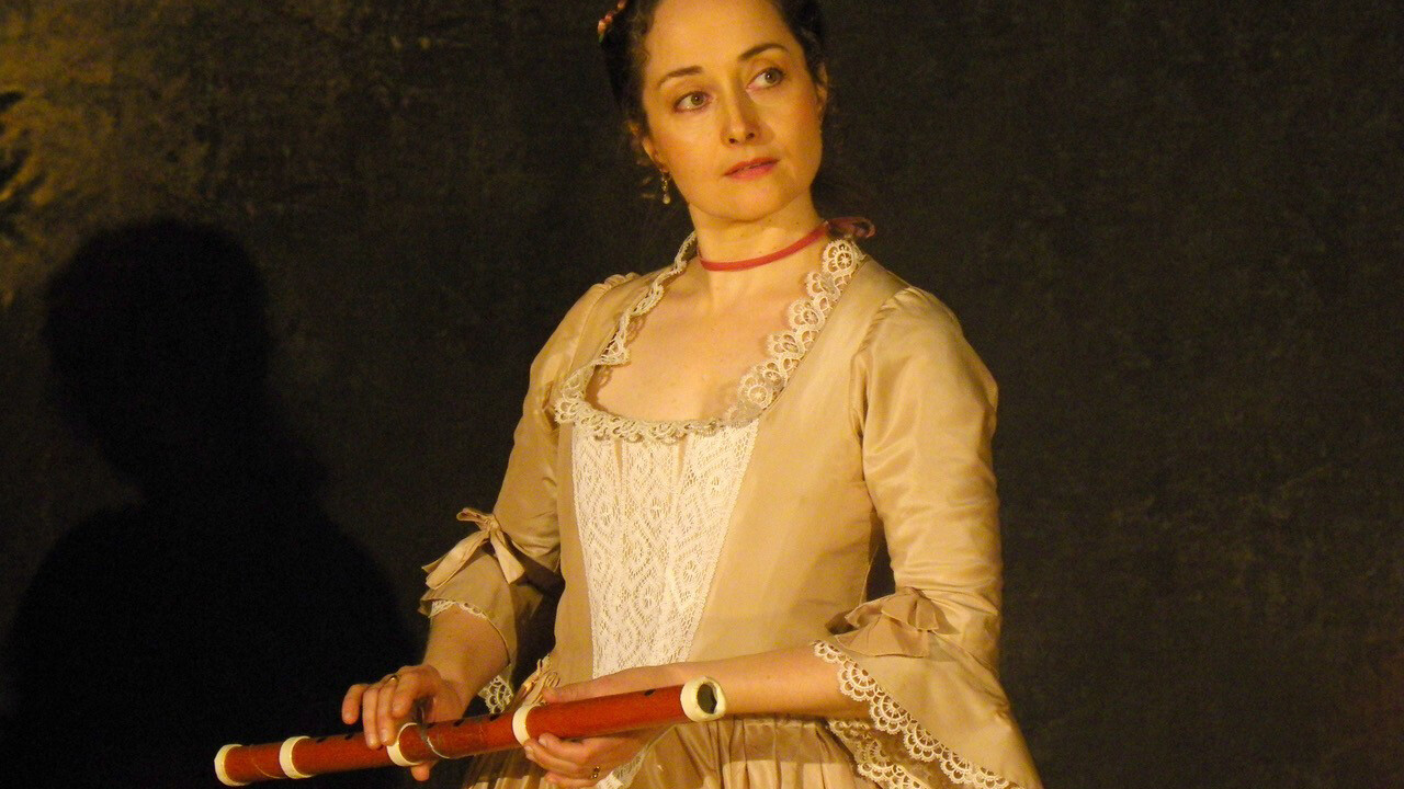 Barocker Tanz mit Tanzlehrerin Margit Legler   &mdash; Foto: Reinhold Kubik