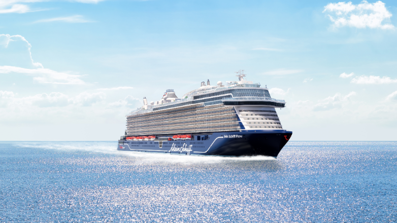 Rendering (Planungsstand) der Mein Schiff Flow — Foto: TUI Cruises