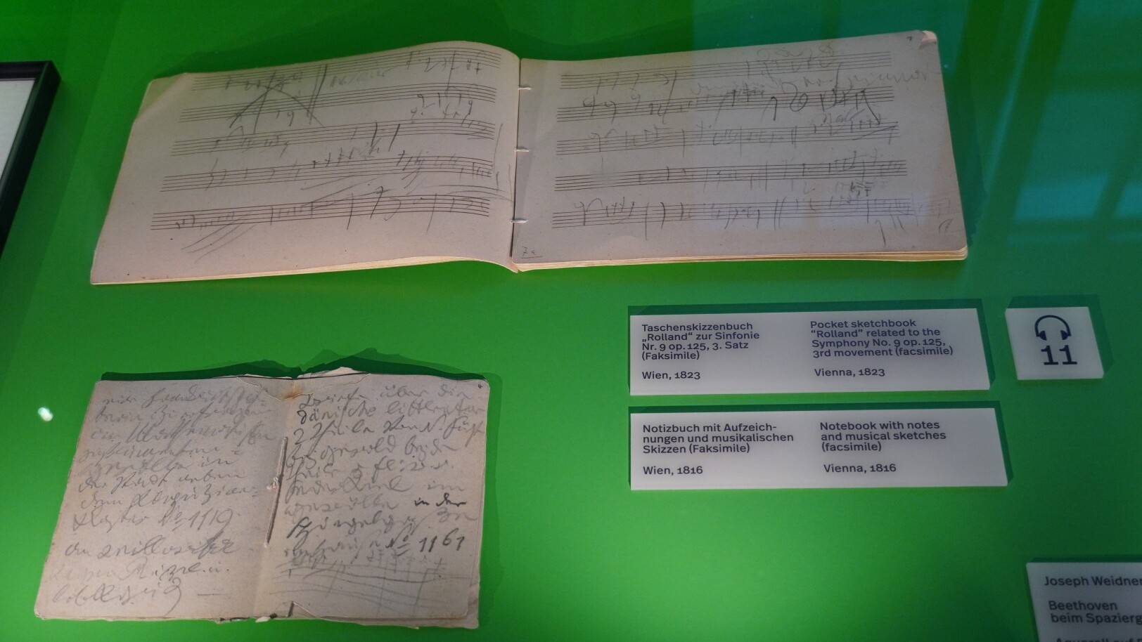 Handschriften und Noten von Ludwig van Beethoven — Foto: Christiane Reitshammer