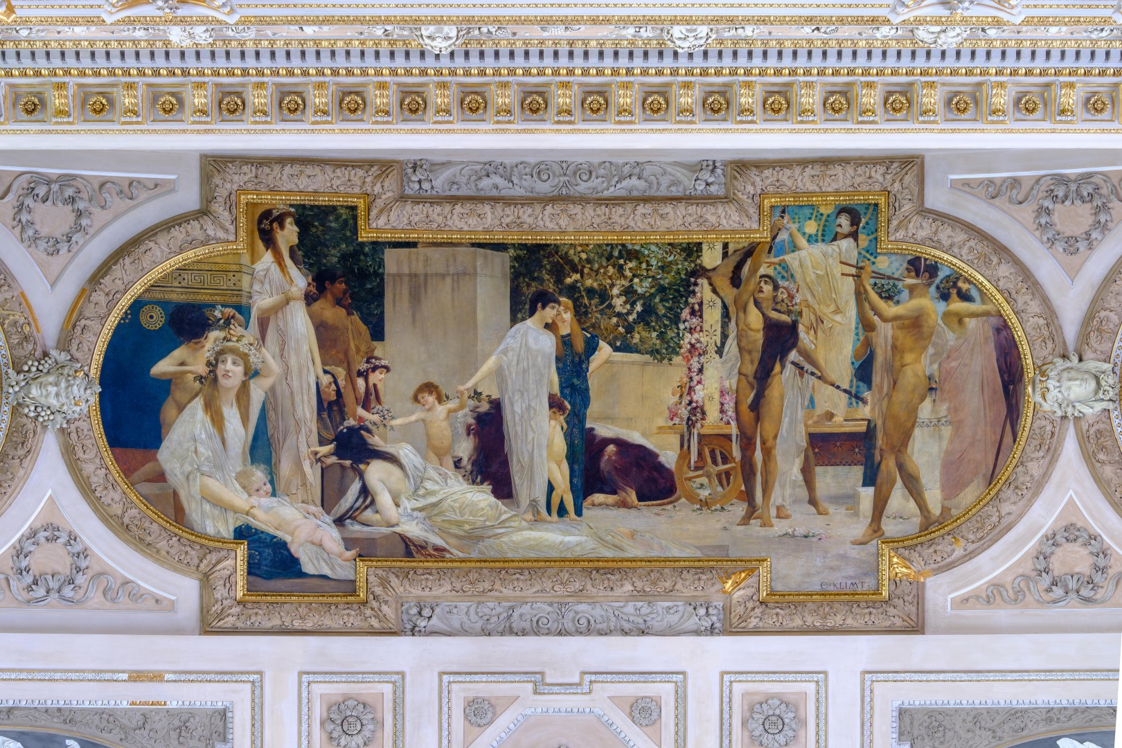 Gustav Klimt im Burgtheater — Foto: Karl Heindl / BURG