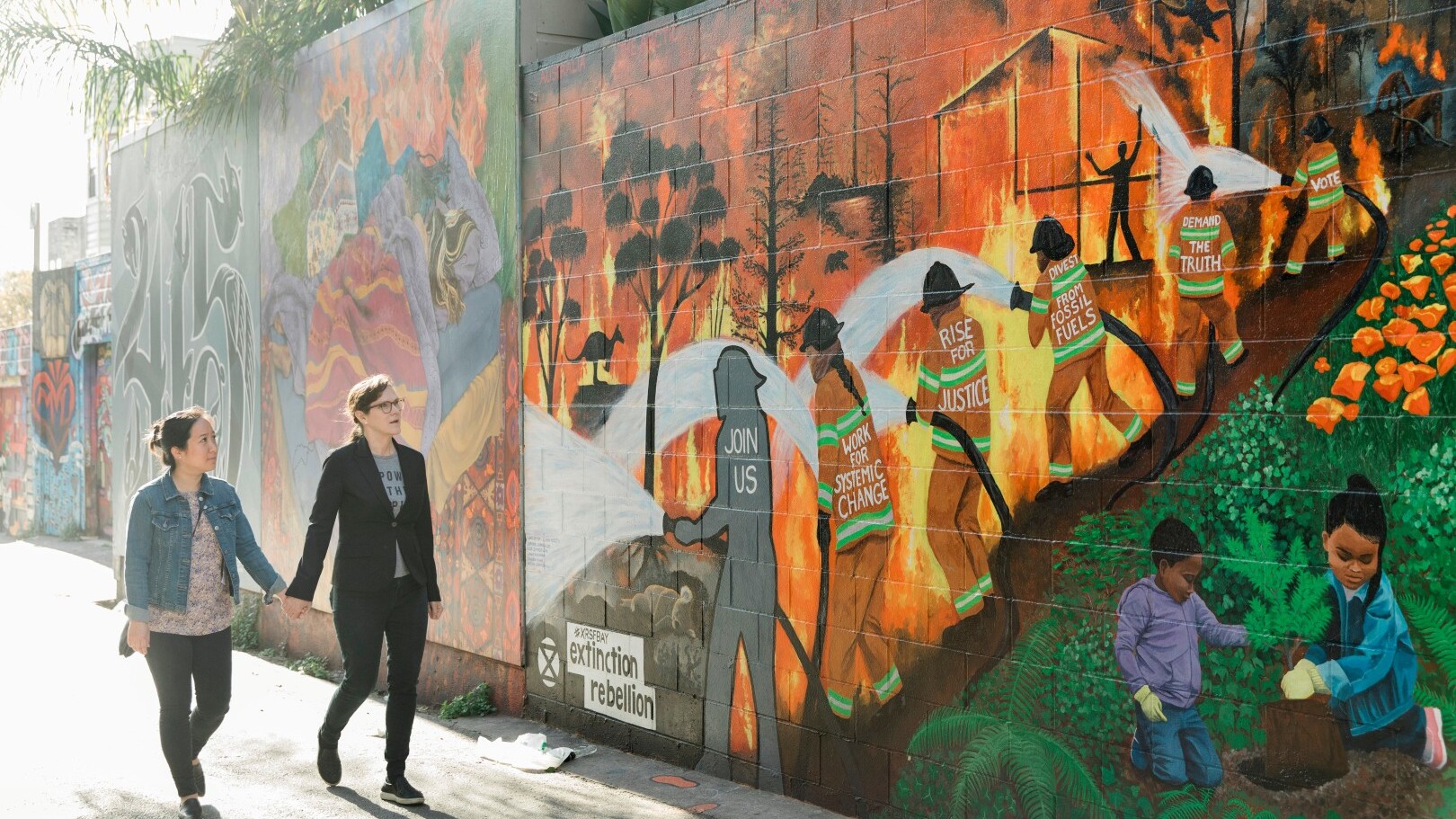Mural Artwork, ClarionAlley — Foto: San Francisco Travel Association