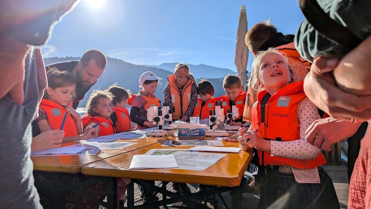 „Forscher am See“ am Millstätter See &mdash; Foto: Familienhotel Post