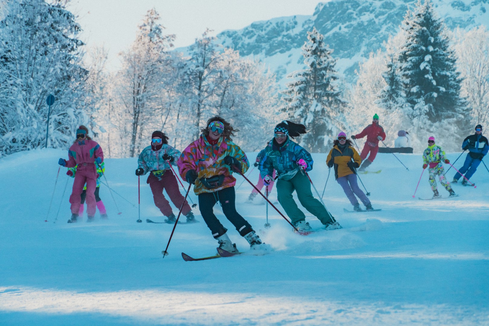 Günstiger Skipass beim Retro-Skifahren  — Foto: klubarbeit.net

 