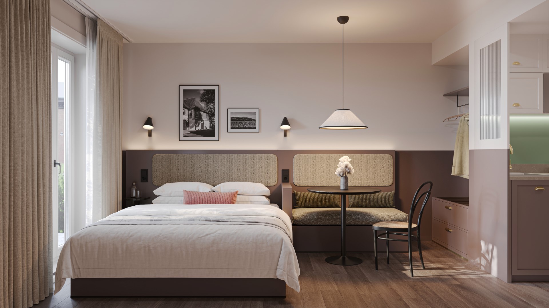 Schicke Zimmer im Bob W — Foto: bobw.co / Gregor Hofbauer