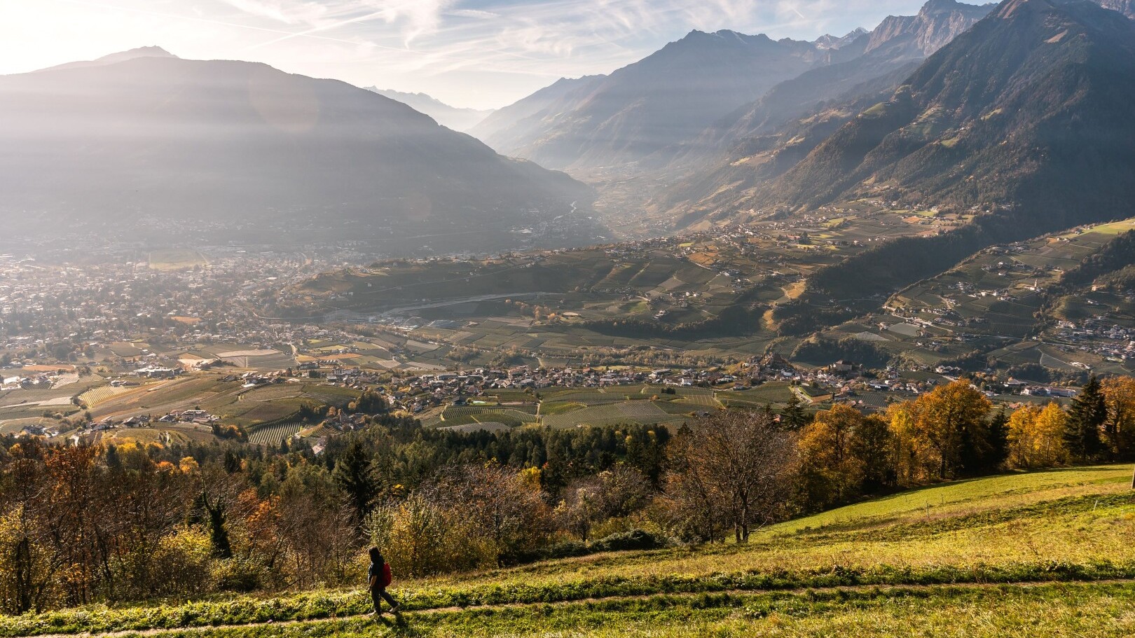 Schenna im Spätherbst — Foto: Tourismusverein Schenna/Roter Rucksack