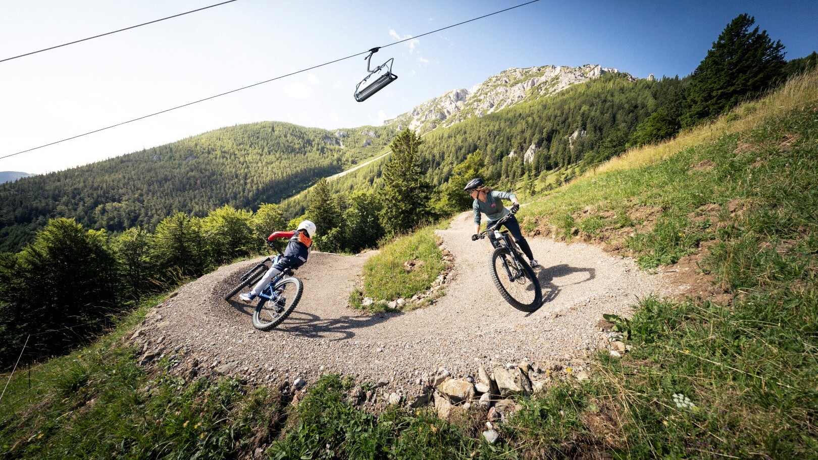 Alpenbikepark in Niederösterreich — Foto: NÖVOG / Markus Frühmann