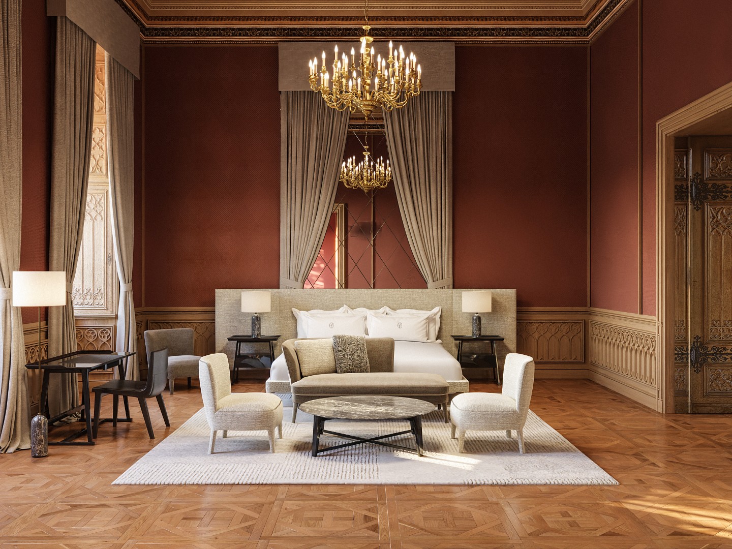 Special Suite im ehemaligen Prinzessinnenzimmer — Foto: Palais Coburg