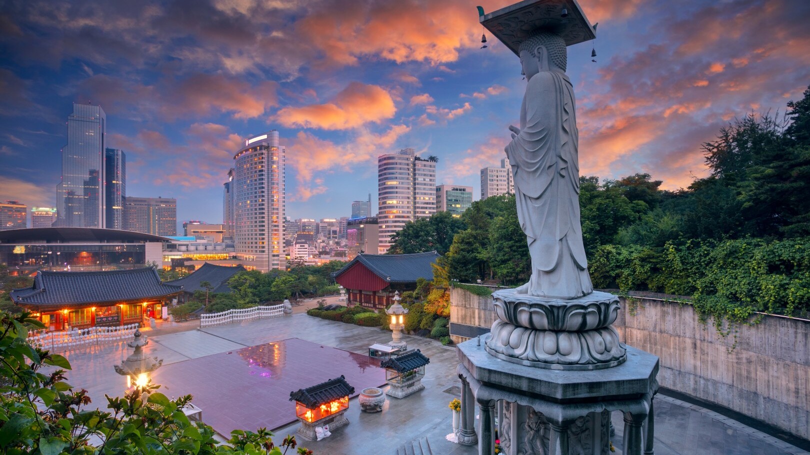 Stadtteil Gangnam in Seoul — Foto: shutterstock / bereitgestellt von vivido