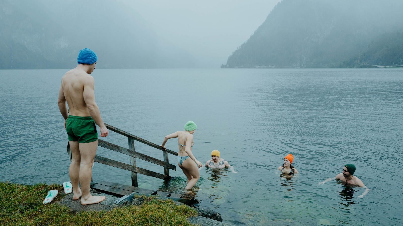Eisbaden am Traunsee — Foto: Gröller Hospitality / Julia Nimke